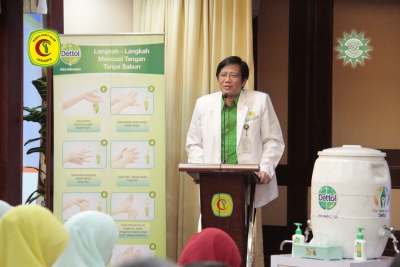 Pelatihan pencegahan infeksi Rumah Sakit Islam Jakarta Cempaka Putih Kerjasama dengan PERDALIN-DETTOl